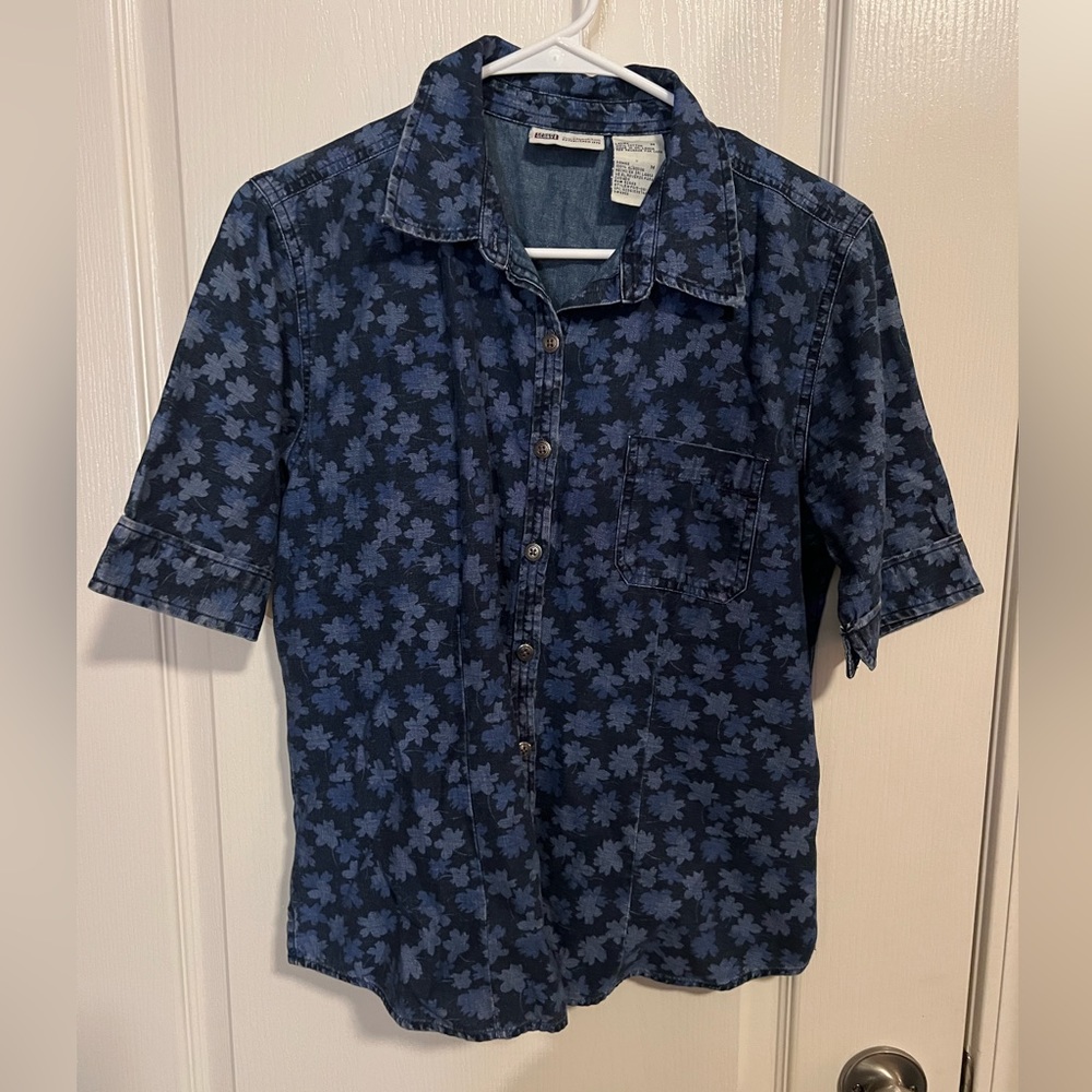Faded Glory denim button up